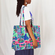 Kemi Telford pink large tote bag