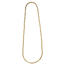 Bendable gold snake necklace