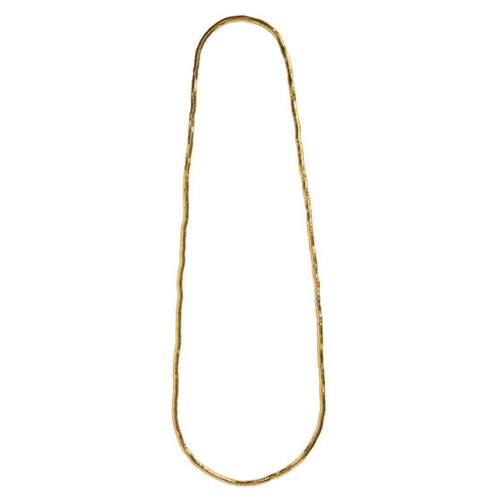 Bendable gold snake necklace