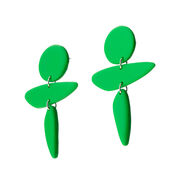 Lua green drop earrings