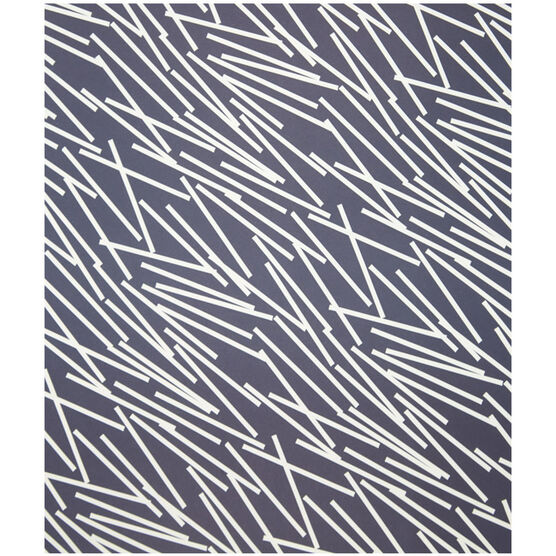 Navy line print wrapping paper