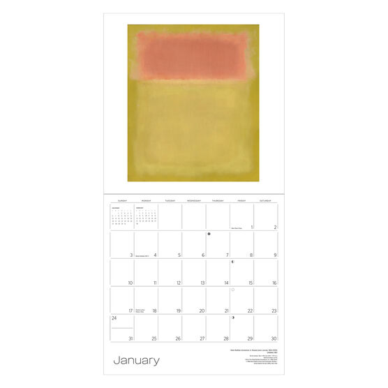 Mark Rothko Calendar 2027