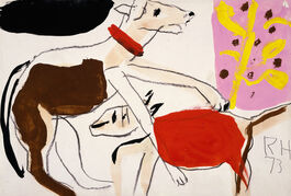 Roger Hilton: Two Dogs