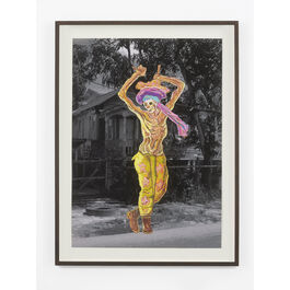 Hew Locke, Distant Thunder, 2022 framed