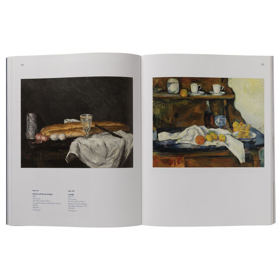 Cezanne exhibition book (paperback) inside