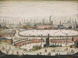 LS Lowry: The Pond