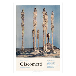 Alberto Giacometti 1965 vintage exhibition poster