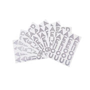 Large glitter alphabet stickers