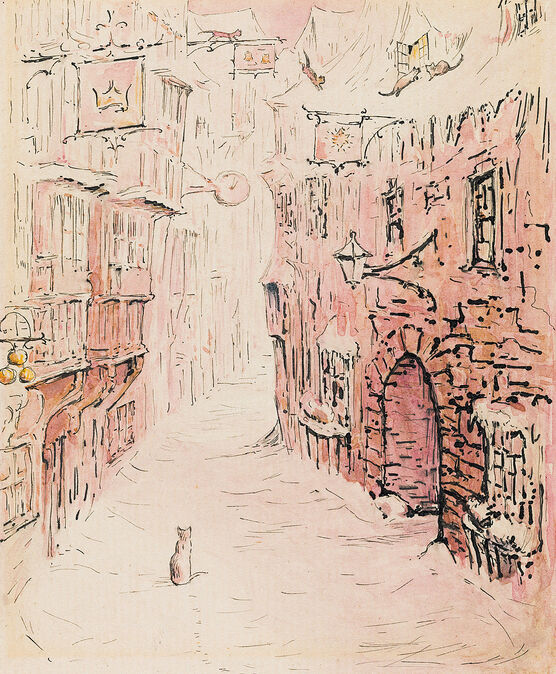 Helen Beatrix Potter: Simpkin in the Snowy Street