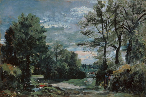 John Constable: A Lane Near Flatford