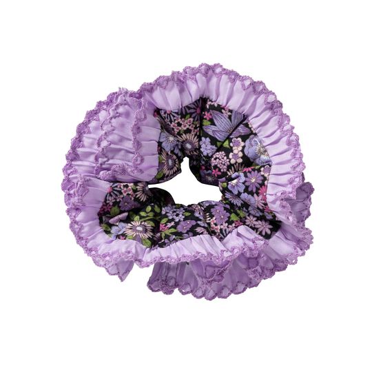 Floral scrunchie