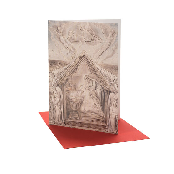 William Blake:The Descent of Peace Christmas card (pack of 10)
