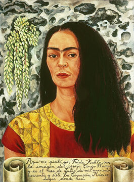 Frida Kahlo: Self-Portrait with Loose Hair