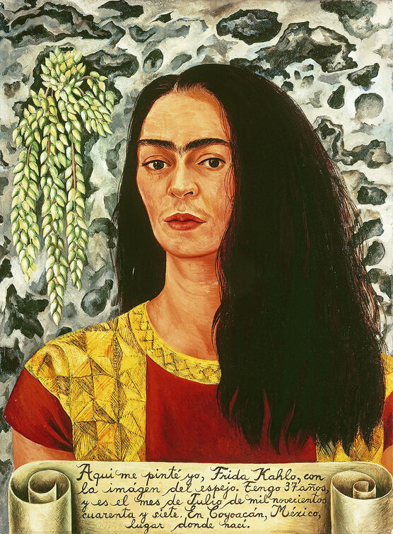 Frida Kahlo: Self-Portrait with Loose Hair
