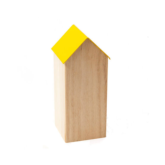 Yellow storage house