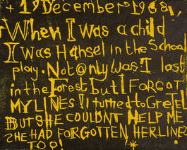Bob and Roberta Smith: I was Hansel in the School Play