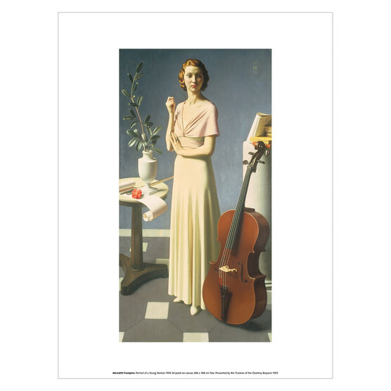 Meredith Frampton Portrait of a Young Woman art print
