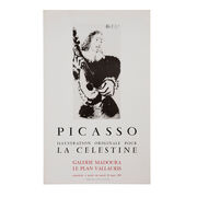 Picasso Illustration Originale Pour La Célestine 1975 rare vintage poster