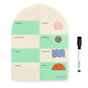 Magnetic weekly memo board