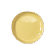 Buttermilk yellow ceramic plate