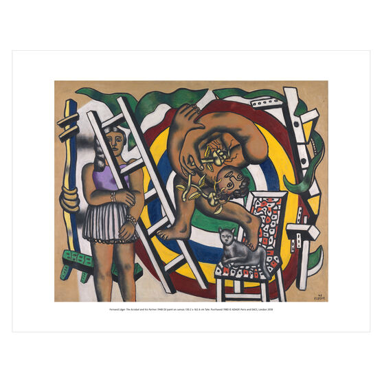 Fernand Léger: The Acrobat and his Partner mini print