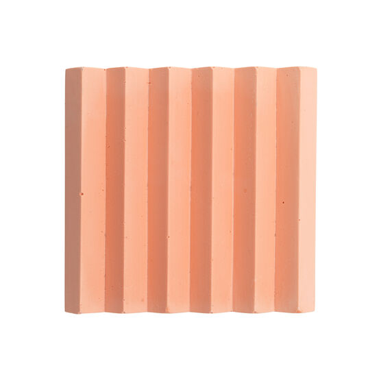 Pink concrete coasters