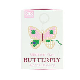 Stitch your own Butterfly keyring kit