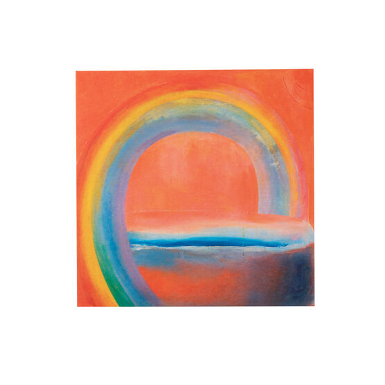Norman Adams Rainbow Painting greetings card