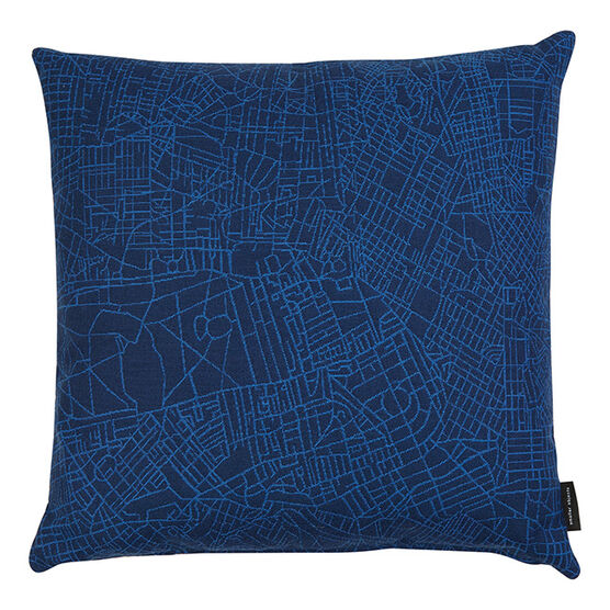 Metropolis cushion - blue