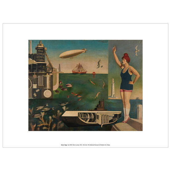 Harue Koga Sea exhibition art print