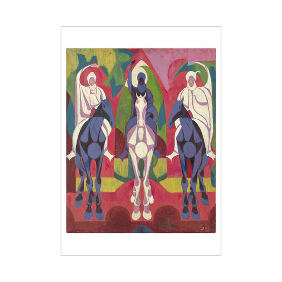 Jimo Akolo Fulani Horseman shelf print