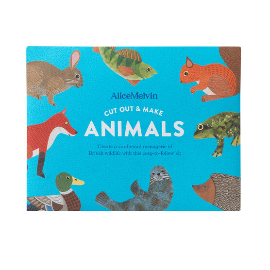 Cut out & make British animals kit