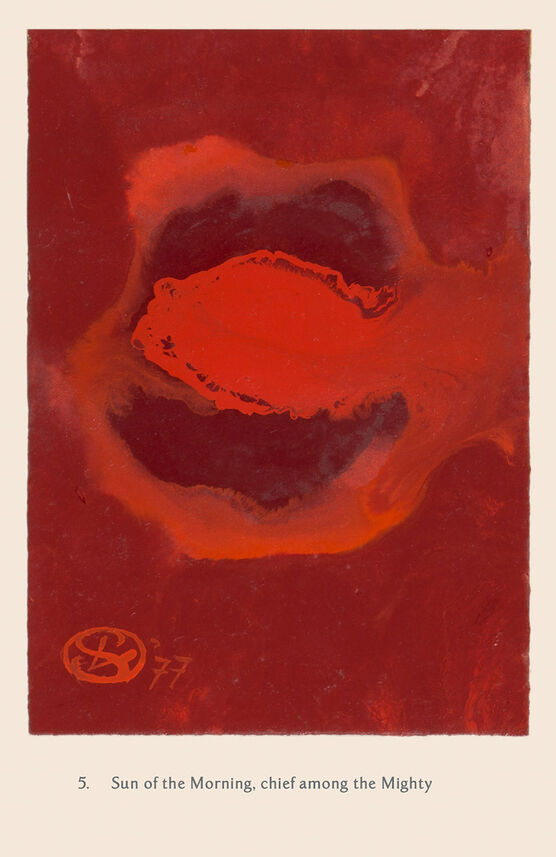 Ithell Colquhoun: 5. Sun of the Morning, chief among the Mighty from Taro: Major Arcana