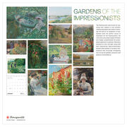 Gardens of the Impressionists 2026 wall calendar