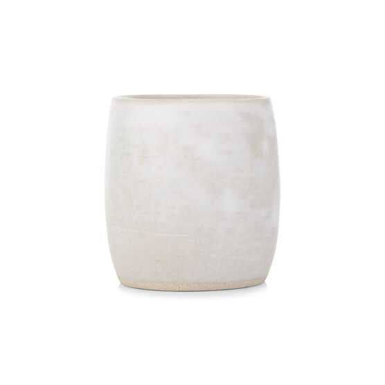 Keiko Hasegawa white stoneware beaker