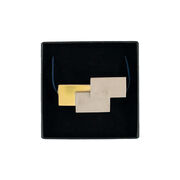 Concrete and brass necklace