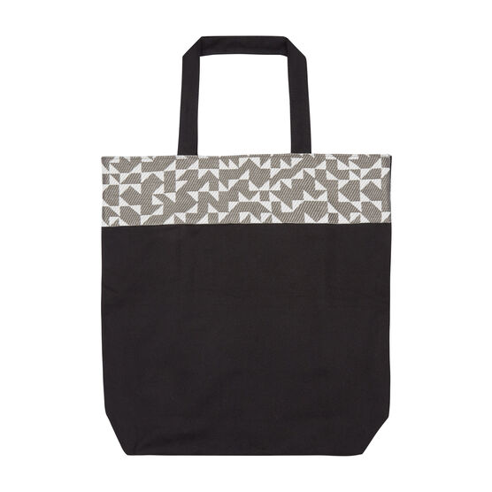 Anni Albers grey Intaglio tote bag