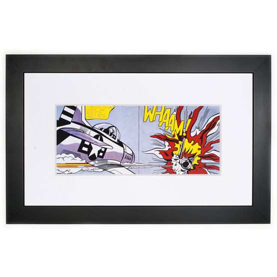 Lichtenstein Whaam! (framed print)