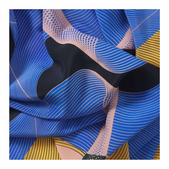 1973 print silk scarf detail