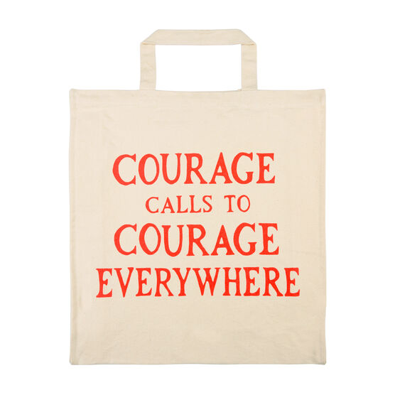 Courage Calls tote bag