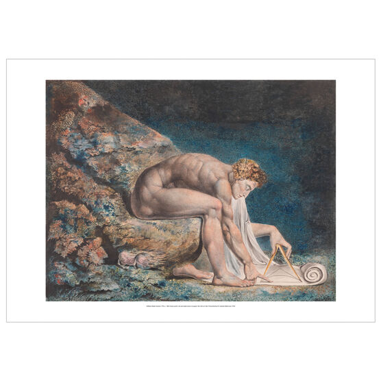 William Blake Newton exhibition poster