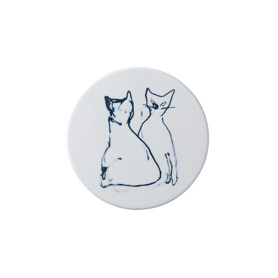 Tracey Emin Teacup & Pancake ceramic coaster