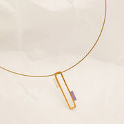 Tremelia enamel necklace