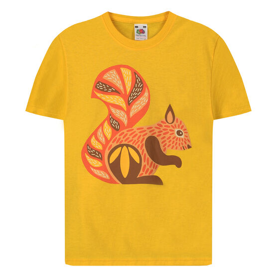 Red squirrel children's t-shirt