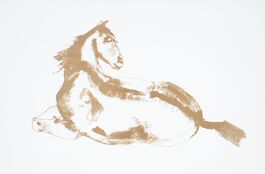 Elisabeth Frink: Lying Down Horse