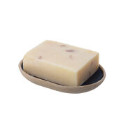 Blue ceramic soap dish