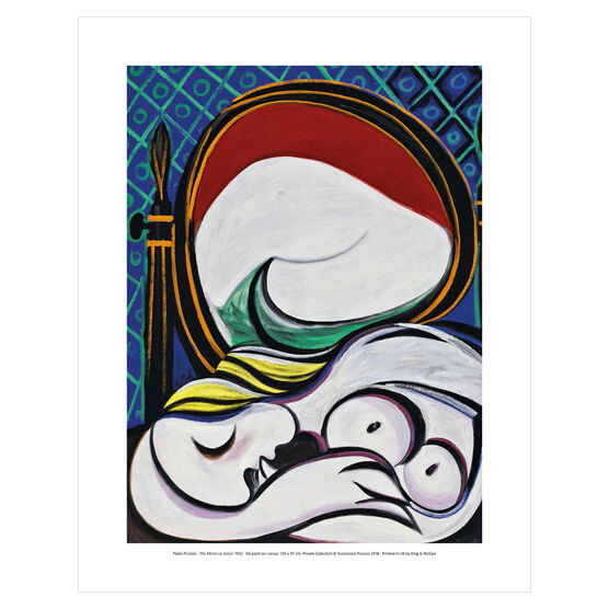 Pablo Picasso: The Mirror mini print