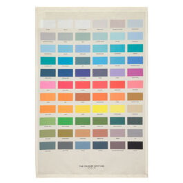 The Colours of St Ives tea towel