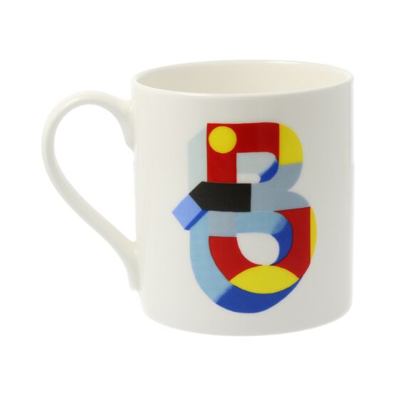Alphabet of art mug - B