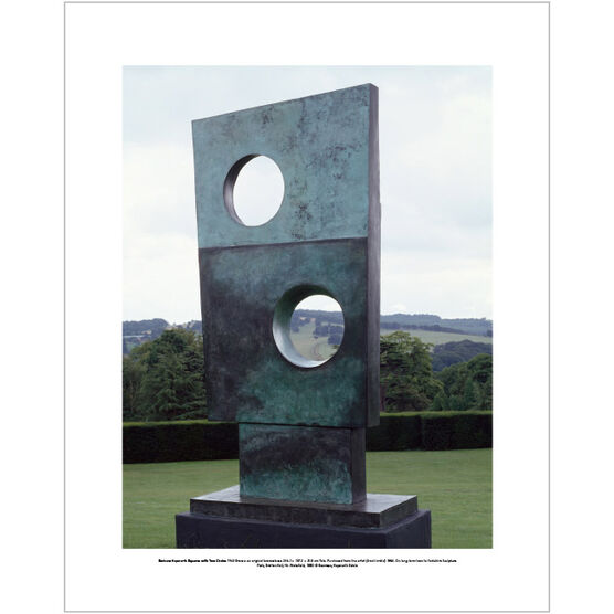 Barbara Hepworth Squares with Two Circles (mini print)